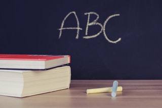 image of school blackboard